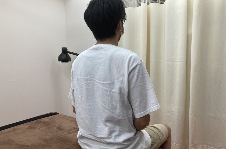 患者様後ろ姿