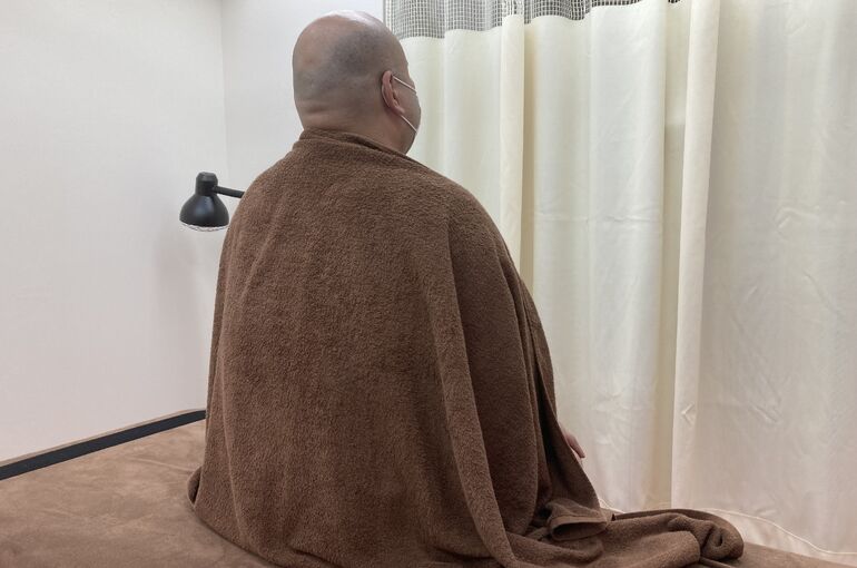 患者様後ろ姿