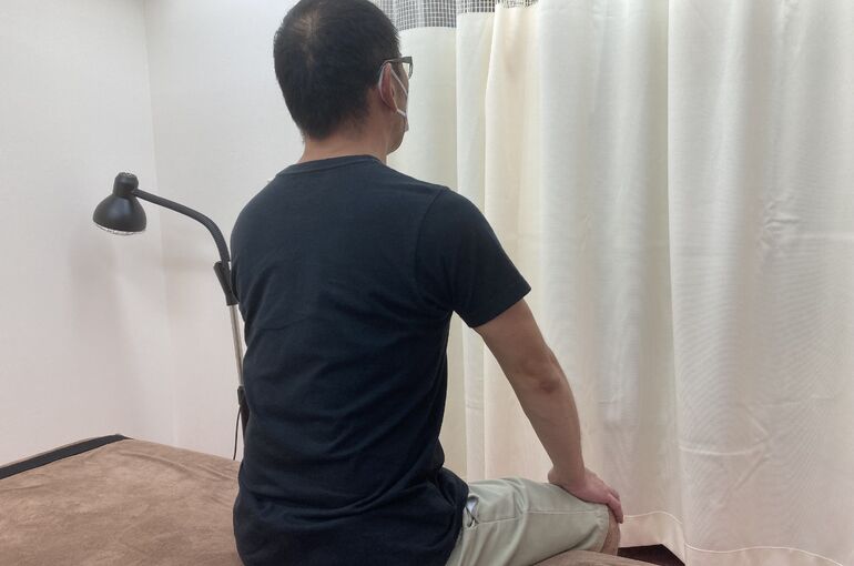 患者様後ろ姿