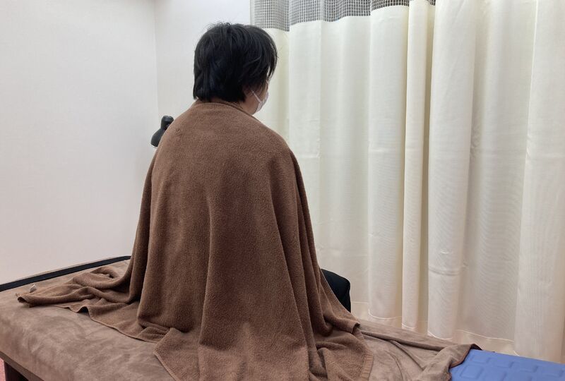 患者様後ろ姿